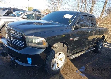 2013 Ram 1500 Sport из США, поврежденный, VIN 1C6RR7HT9DS622716